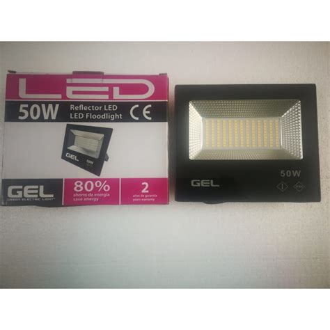 Reflector Cuadrado Led Para Exteriores Luz Blanca Multivoltaje