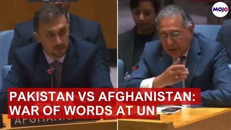 Heated Moment At United Nations Ga Afghanistan Calls Out Pakistan S