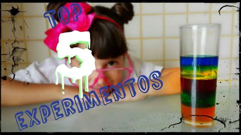 Top 5 Experimentos Caseros Para Niños Youtube