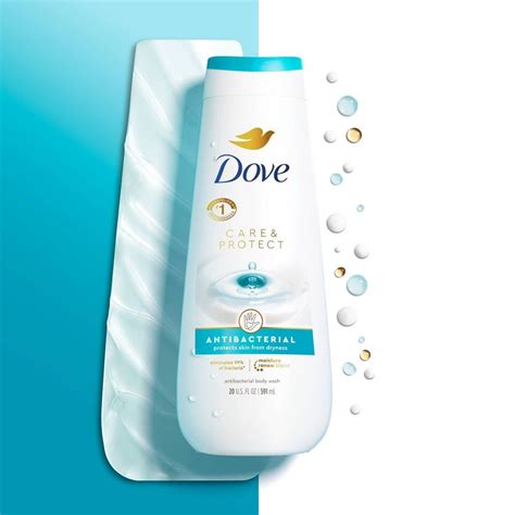 Dove Care Protect Antibacterial Body Wash Fl Oz In