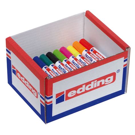 Edding CP15 4500 Textile Marker Assorted 40 Pack - Home Styles UK Sales