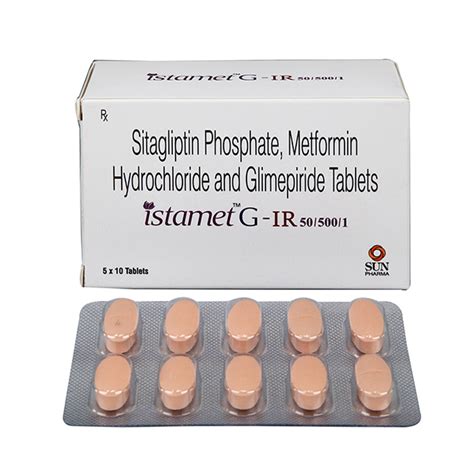 Buy ISTAMET G IR 50/500/1 Tablet 10's Online at Upto 25% OFF | Netmeds