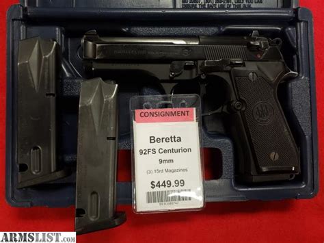 ARMSLIST For Sale Beretta 92FS Centurion 9mm