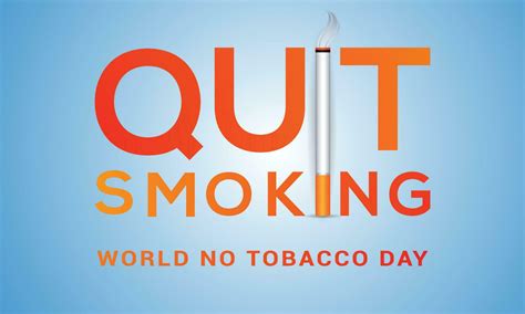 Quit Smoking World No Tobacco Day With Cigarette Awareness Post Banner