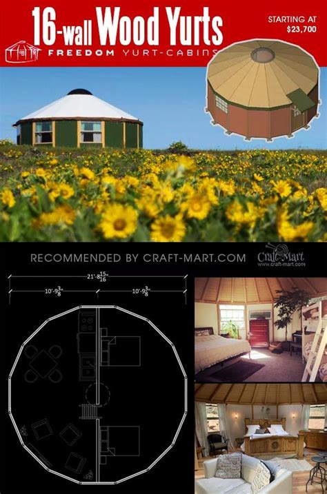 Coolest Wooden Yurt Kits for Sale You Can Assemble in 3 Days! | Yurt ...