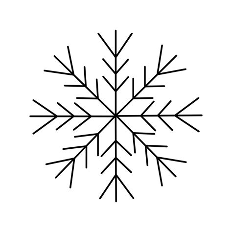snowflake drawing easy 2