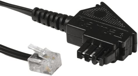 Hama Connection Cable TAE N Male To Modular Male 6p2c 10 M Amazon Co