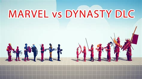 Marvel Team Vs Dynasty Dlc Team Totally Accurate Battle Simulator