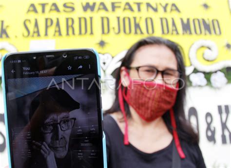 Sastrawan Sapardi Djoko Damono Meninggal Dunia Antara Foto