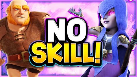 12 Win Grand Challenge With No Skill Deck Clash Royale YouTube