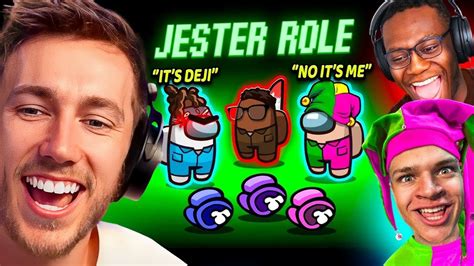 Miniminter Reacts To Sidemen Among Us Jester Role Jynxzi Edition Youtube