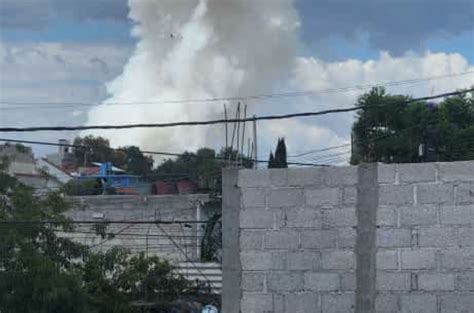 VIDEO Se registra fuerte explosión de un polvorín en Tultepec Estado