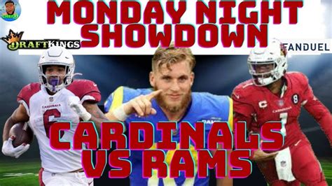 DRAFTKINGS NFL Picks WILD CARD Monday Night Showdown Picks NFL DFS