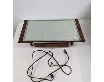 Vintage Salton Electric Glass Hotray Automatic Food Warming Tray Hot