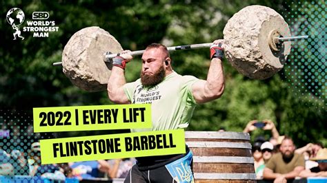 EVERY LIFT Flintstone Barbell 2022 SBD World S Strongest Man YouTube