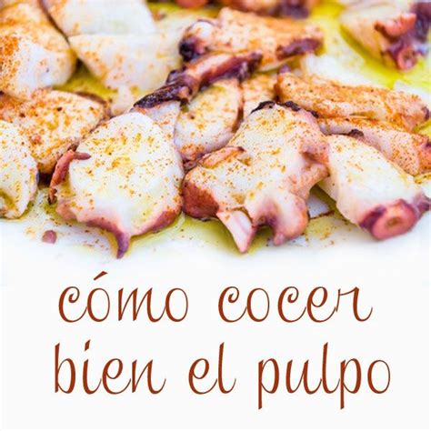 Cómo cocer el pulpo Como cocer pulpo Recetas fáciles de comida