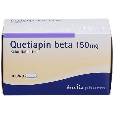 Quetiapin Beta Mg Retardtabletten St Mit Dem E Rezept Kaufen