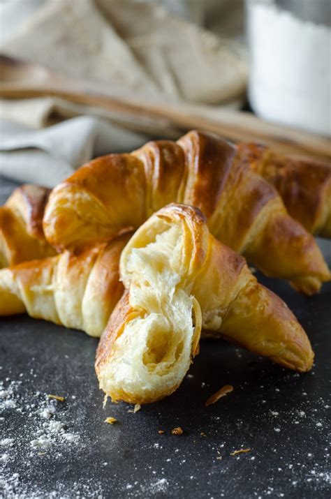 Flaky Butter Croissants Go Go Go Gourmet