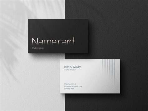 Premium Psd Business Card Mockup