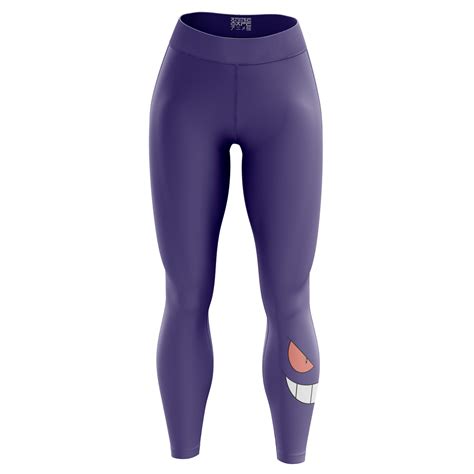 Gengar Pokemon Custom Unisex Leggings Spats Training Tight Anime Ape