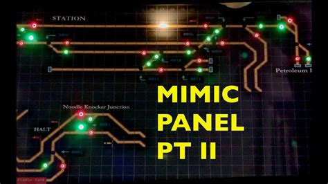 Josef Model Railway Toy Room Build Mimic Panel Pt Esp Wire