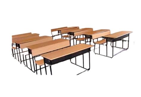 Free Stand Chinese Style Termite Resistant Wooden Three Seater School