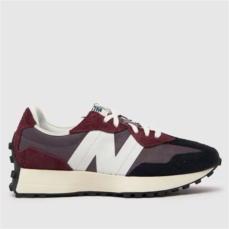 Womens White And Purple New Balance 327 Trainers Schuh