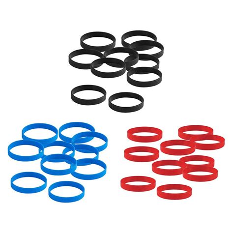 Pieces Pack Blank Silicone Wristbands Fashion Rubber Bracelets