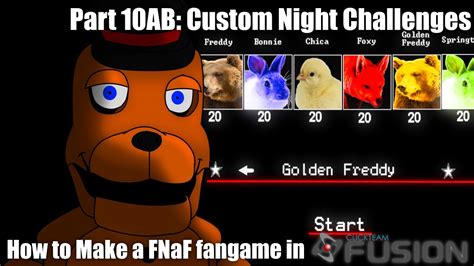 How To Make A Fnaf Fangame In Clickteam Fusion Part Ab Custom