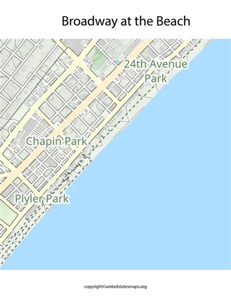 Hidden gems on the broadway at the beach map no one visits yet 3