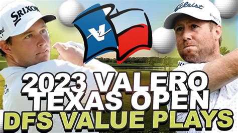 Dfs Value Plays Valero Texas Open Top Draftkings Golf Plays