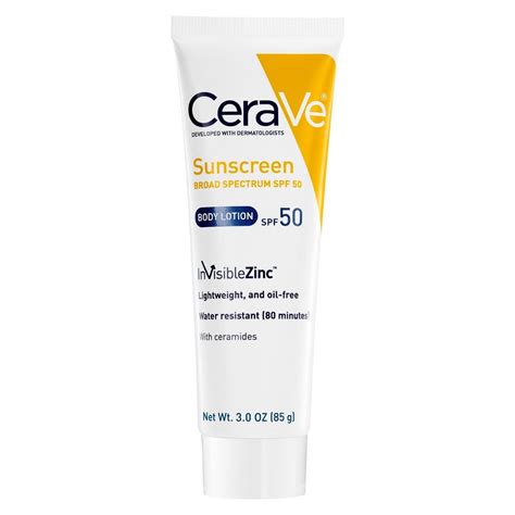 CeraVe Sunscreen Broad Spectrum Face Lotion SPF 50 | Best Skin Care Products 2018 | POPSUGAR ...