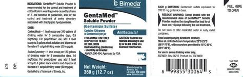 Gentamed Gentamicin Sulfate Powder