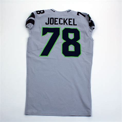 Team Issued Luke Joeckel 78 Alternate Jersey Sa10105 Seattle Seahawks