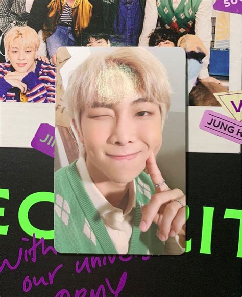 Bts Namjoon Rm Deco Kit Rpc Random Pc Photocard Hobbies Toys