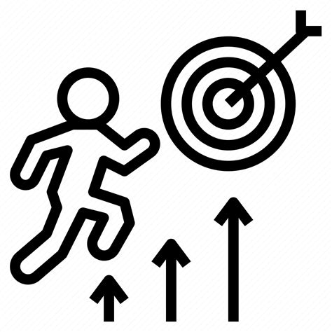 Achievement Aim Mission Motivation Objective Purpose Icon