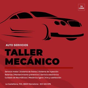 Dise Os Para Promociones De Talleres Mec Nicos