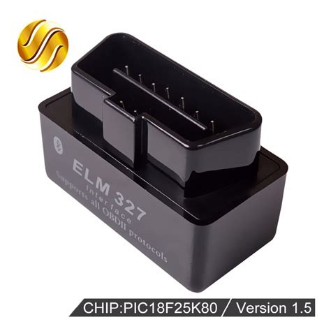 V1 5 Super Bluetooth MINI ELM327 Black OBD2 OBDII ELM 327 Version 1 5