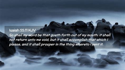 Isaiah Kjv Desktop Wallpaper So Shall My Word Be That Goeth