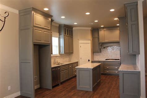 Breathtaking Kitchen Cabinets Same Color As Trim Beige Kitchen Grey