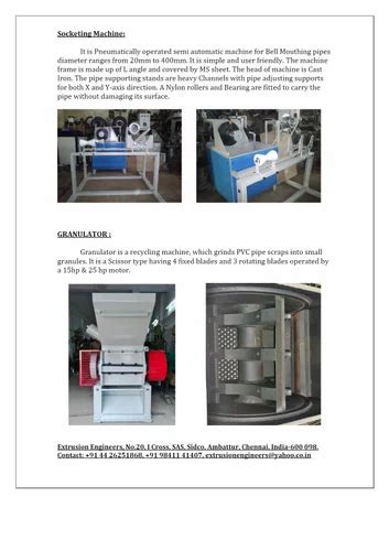 Plastics Mild Steel Pvc Pulverizer Machine For Industrial Model Name