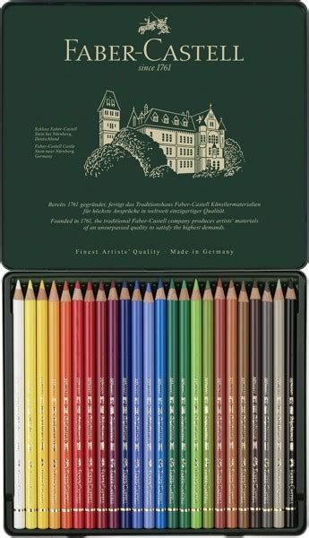 Faber Castell Polychromos Color Pencil Set Pack Of 24 4005401100249