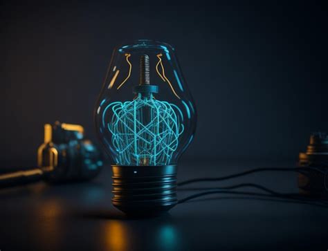 Premium AI Image | incandescent lamp electric lamp