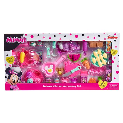 Minnie S Happy Helpers Deluxe Kitchen Accessory Pretend Play Set Toy