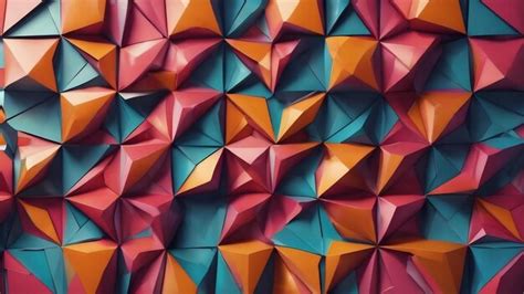 Premium Photo Geometric Texture For Abstract Background With 3d