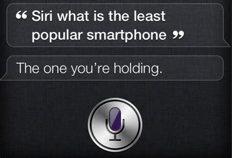 Siri Says The Iphone 4s Is The Least Popular Smartphone Cult Of Mac