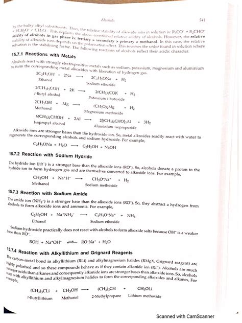 Alcohols Properties | PDF