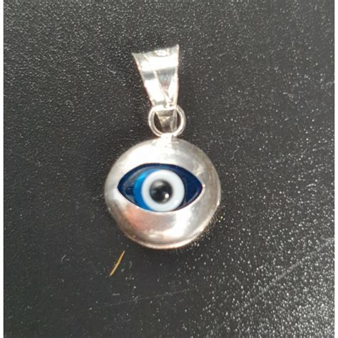 Colgante Ojo Turco Plata De Ley Amuleto Protector Mal De Ojo Buena