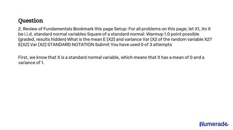 Solved Review Of Fundamentals Bookmark This Page Setup For All