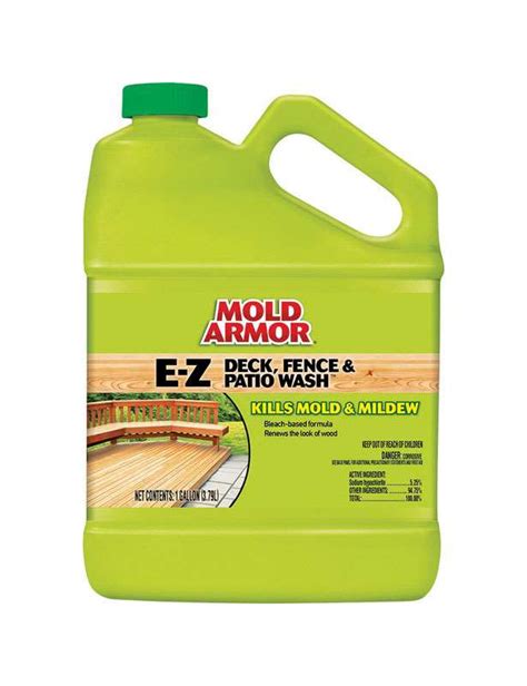 Mold Armor 1 Gal E Z Deck Fence And Patio Wash Kills Mold And Mildew Artofit